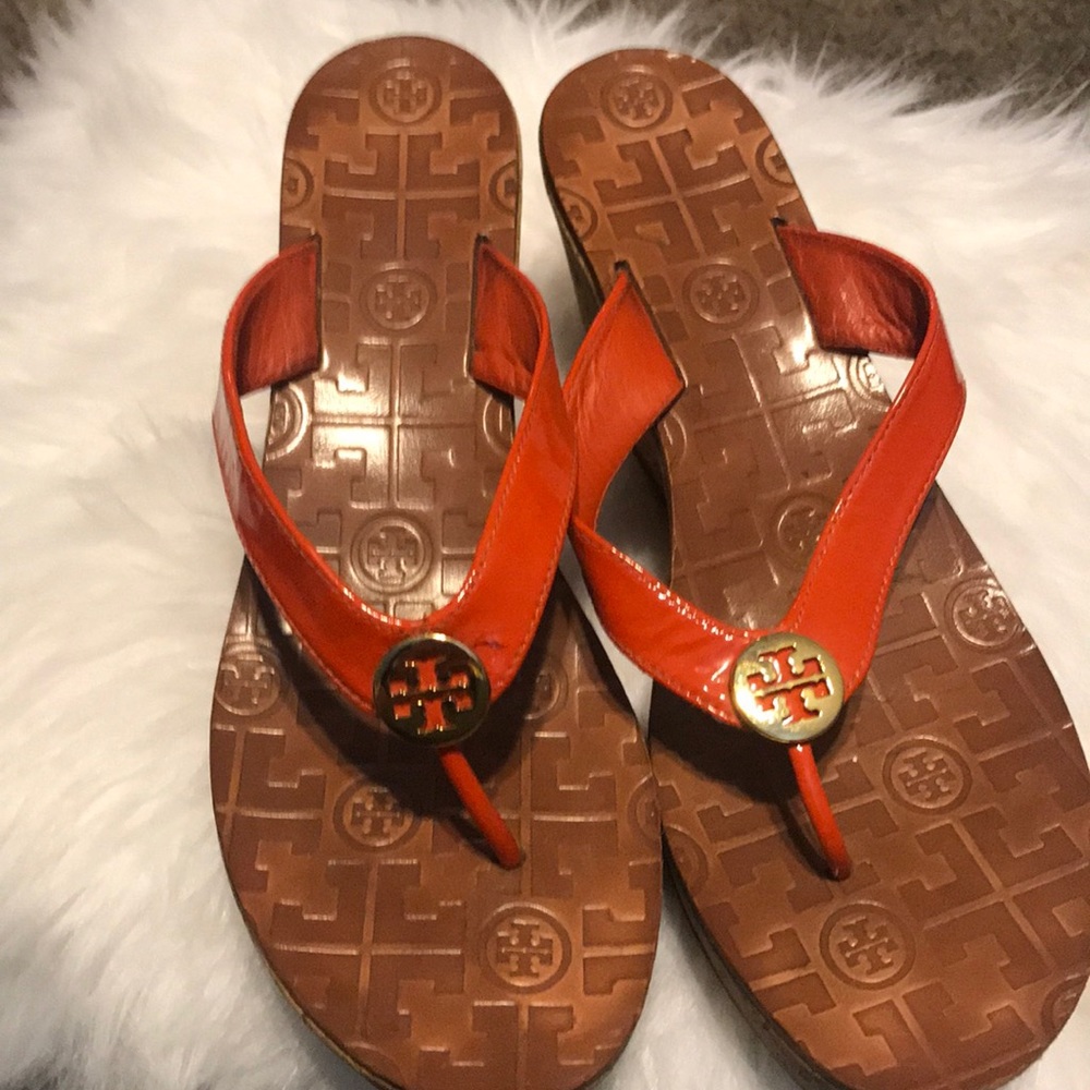 Tory Burch wedge sandals 8.5